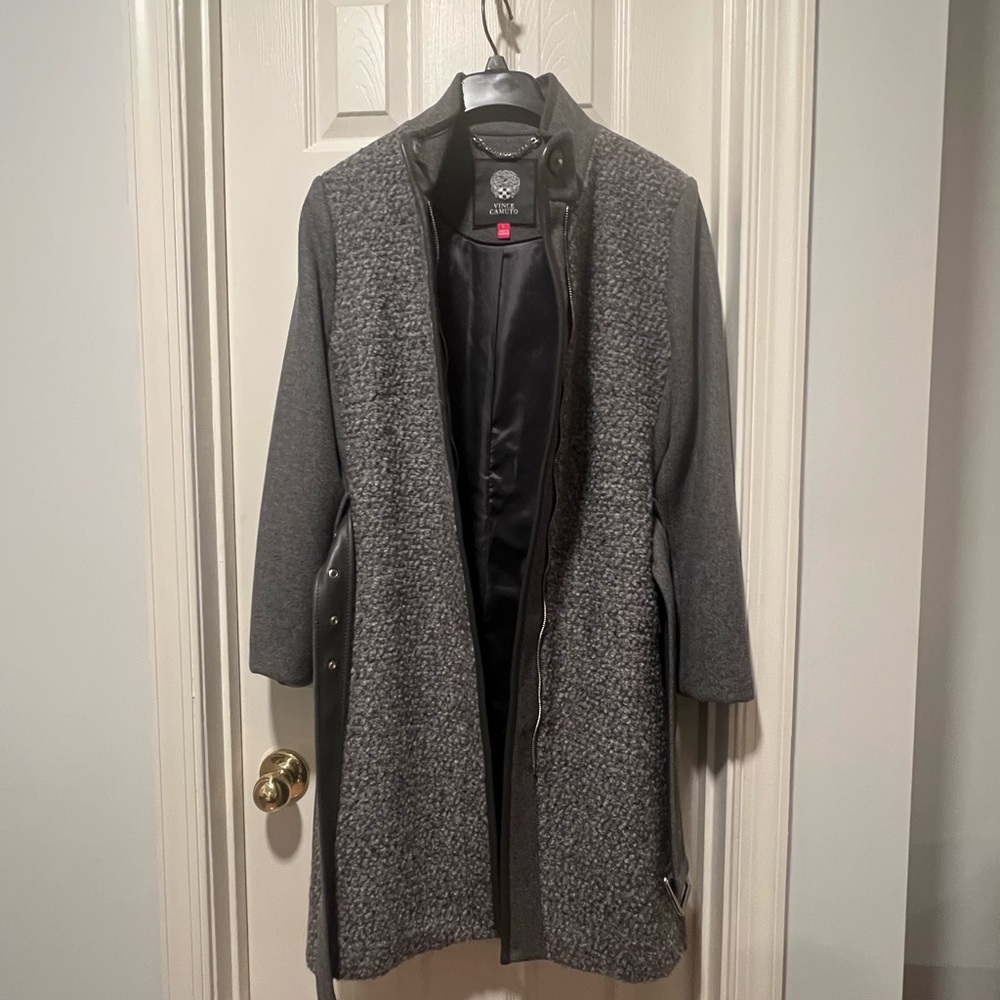 Vince Camuto Charcoal Gray Coat